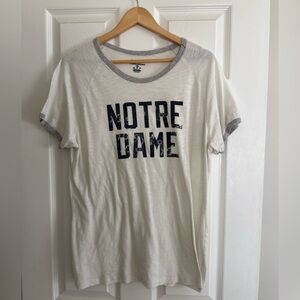 🏷 Champion Women’s Vintage Notre Dame Ringer Tee (2XL)